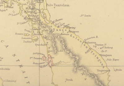 1886 Kedah, Terengganu, Kelantan and Pattani